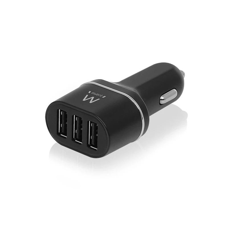 3 x USB Car charger
4.8
Met smart IC voor electrische stroom verdeling
Het apparaat met de leegste batterij krijgt de meeste stroom