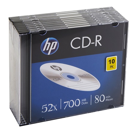 CD-R80 700MB 10 stuks Slimcase 52x