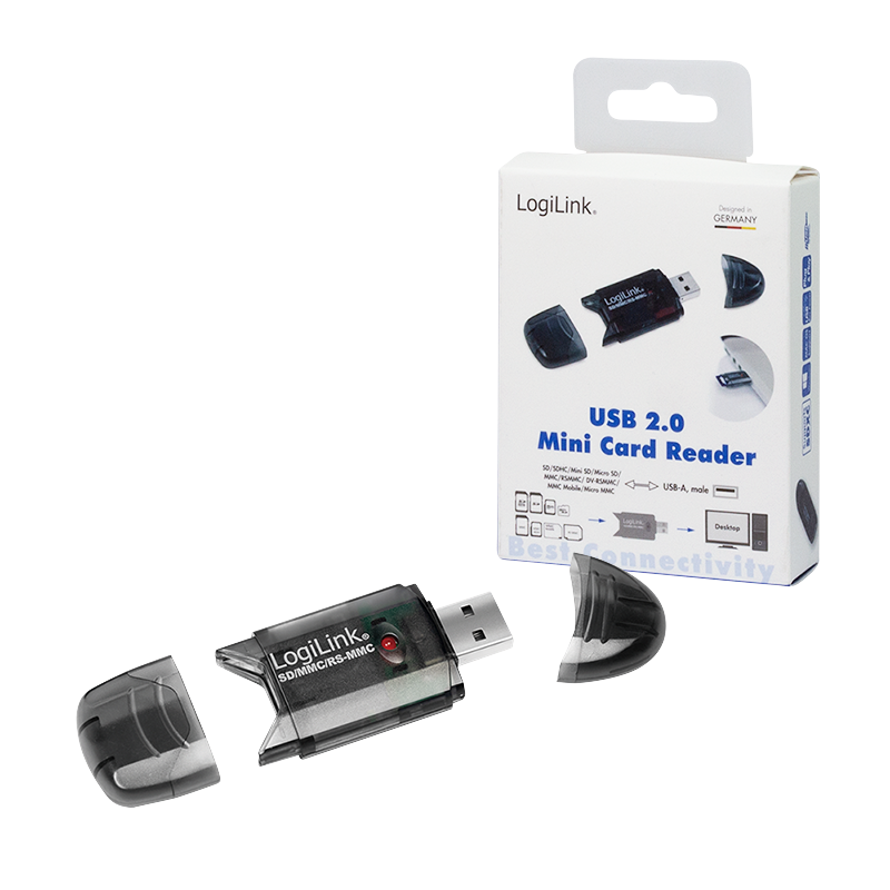 USB 2.0 kaartlezer SD/MMC compact